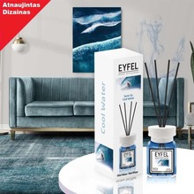 Kodulõhnastaja pulkadega Eyfel Cool Water, 120 ml