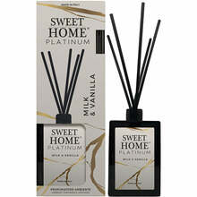 Lõhnadifuusor Sweet Home Collection Milk & Vanilla, 100 ml, must