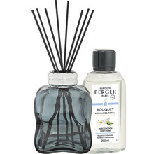 Kingitusekomplekt aroomidifuusor Maison Berger Paris Cosy Blue + täitepudel Cozy Musk, 200 ml