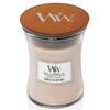 Lõhnaküünal WoodWick Vanilla & Sea Salt, 65 h, 275 g