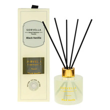 Kodulõhnastaja pulkadega Sorvella Black Vanilla, 120 ml