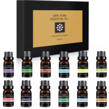 Eeterlike õlide komplekt Bohomi Home Spa 100 prots. Pure, 12 x 5 ml