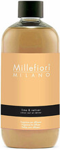 Difuusori täitevedelik Millefiori Milano Lime & Vetiver, 500 ml