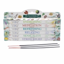 Suitsukomplekt Stamford Aromatherapy, 6 lõhna, 48 tk
