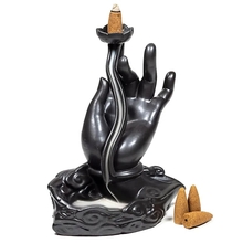 Viirukihoidja Lotus Hand Kose Efekt, 15x8x18 cm