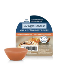 Vahaküünla sulatusvaha Yankee Candle Pumpkin Cinnamon Swirl, 22 g