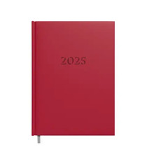 Tööraamat-kalender A5, 2026, bordo, 21 x 14.8 cm