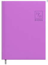 Õpilaspäevik Timer Diena 2025/2026, 14 x 19 cm, pehme PU kaas, lilla