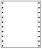 Perforeeritud paber Technoinform A4, 15-210-15x12, 60 g/m, 1800 lehte