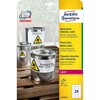 Kleebisetiketid Avery Zweckform ZF L4718-20, 70 x 37 mm, valge, 20 lehte