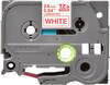 Etiketilint Brother TZe-252, 8 m, 24 mm, punane valgel
