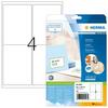 Aadressisilt HERMA Premium 4503, A4, 99.1 x 139 mm, valge, 100 tk