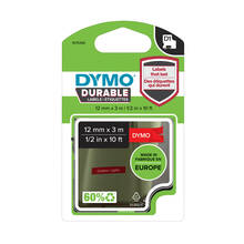 Etiketilint DYMO D1 Durable 1978366, 12 mm x 3 m, valge punasel