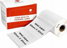 Kleebitavate etikettide paber Phomemo XP6040-180, 60 x 40 mm, 180 etiketti