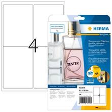 Isekleepuvad etiketid Herma 8019, 99.1 x 139 mm, 100 tk, läbipaistvad