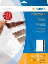 Fotonegatiivide hoidik HERMA 7760, 25 lehte, läbipaistev
