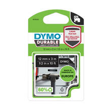 Etiketilint DYMO D1 Durable 1978365, 12 mm x 3 m, valge mustal