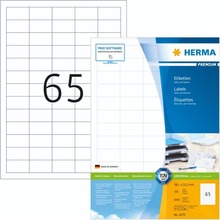 Etiketid Herma 4270, A4, 38.1 x 21.2 mm, valge, 6500 tk