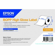 Etiketid printimiseks Epson C33S045736, läikiv, 70 mm, 4 tk