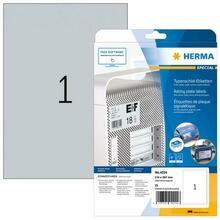Kleebisetikett HERMA 4224, ristkülik, hõbe, 25 tk