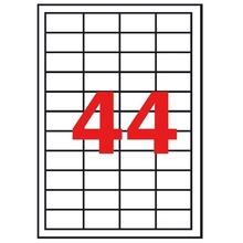 Kleebisetiketid Multi3, A4, 48.5 x 25.4 mm, 100 lehte, valge
