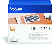 Etiketid Brother DK-11240, 102 x 51 mm, valge, 600 tk