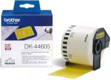 Kleepsetikett Brother DK-44605, 62 mm x 30.48 m, kollane