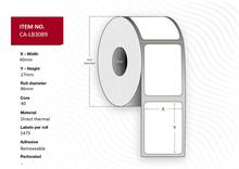 Etiketid Capture Label 40x27, Core 40, CA-LB3089