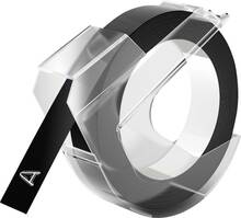 Etiketilint Dymo Tape 520109, 9 mm x 3 m, läikiv, must