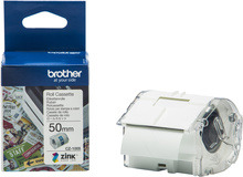 Etiketirull Brother CZ-1005, 50 mm x 5 m, valge
