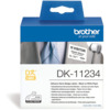 Printeri etiketid Brother DK-11234, 60 x 86 mm, must valgel, 260 etiketti