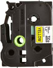 Etiketilint Brother TZe-661, 36 mm, must kollasel, 8 m