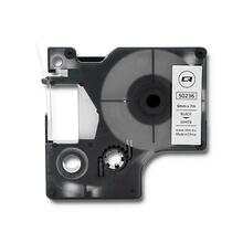 Etiketilint Qoltec for DYMO D1 43613, 6 mm x 7 m, valge/must