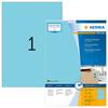 Kleebisetiketid Herma 4403, A4, 210 x 297 mm, sinine, 100 tk