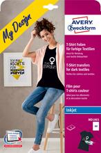Ülekandepaber Avery Zweckform MD1003, A4, 4 lehte, värvilistele kangastele