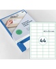 Etiketikleebised Rillstab Rillprint, A4, 48.5 x 25.4 mm, 44 kleebist lehel, 100 lehte