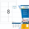 Kleebisetiketid Herma 10308, ümardatud ristkülik, 96 x 63.5 mm, valge, 800 tk