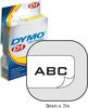 Etiketilint Dymo D1 S0720680, 9 mm x 7 m, must valgel