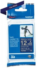 Etiketilint Brother TZe-RN34, 400 cm, kuldne/tumesinine