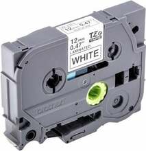 Etiketilint Brother TZe-231S2, 12 mm x 4 m, must valgel