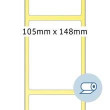 Kleebisetikett HERMA 4095, 105 x 148.5 mm, valge, 1000 tk