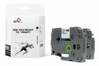 Etiketilint TB Print TBTB-TZE231, 12 mm x 8 m, must valgel, 2 tk
