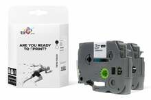 Etiketilint TB Print TBTB-TZE231, 12 mm x 8 m, must valgel, 2 tk