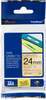 Etiketilint Brother TZE-PR851, 24 mm, must kuldsel