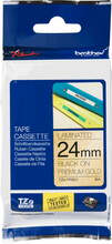 Etiketilint Brother TZE-PR851, 24 mm, must kuldsel