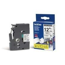 Kleeplint Brother TZE-335, 12 mm, valge mustal, 8 m