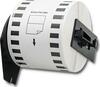 Etiketirull Qoltec Tape for Brother DK-22205, 62 mm x 30.48 m, valge/must, käepidemega