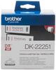 Kleepuv etiketikassett Brother DK22251, 62 mm, must/punane