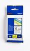 Etiketilint Brother TZ-E211, 6 mm x 8 m, must valgel