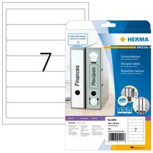 Etiketid HERMA 5090, A4, 192 x 38 mm, valge, 175 tk
